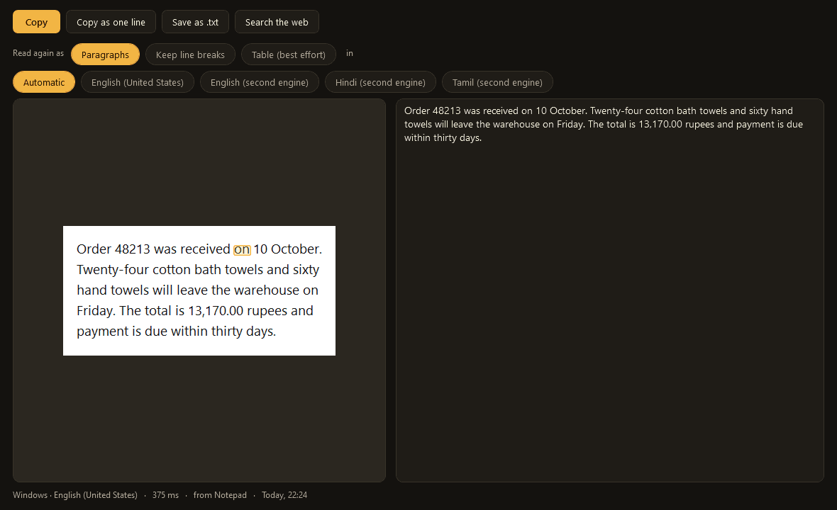 Glean screen 2