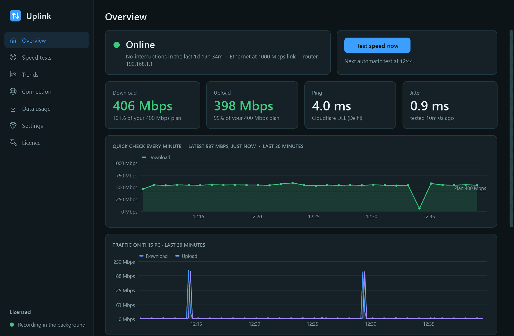 Uplink screenshot