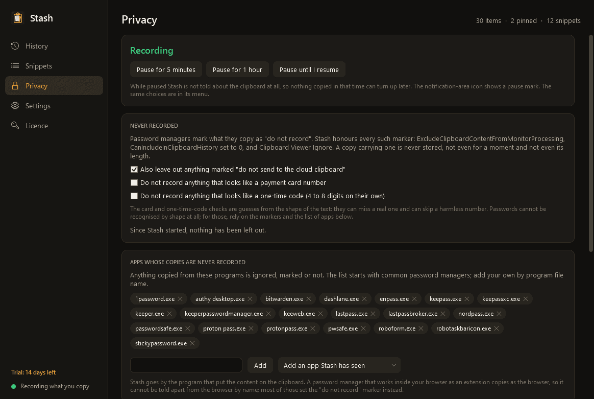 Stash screen 4