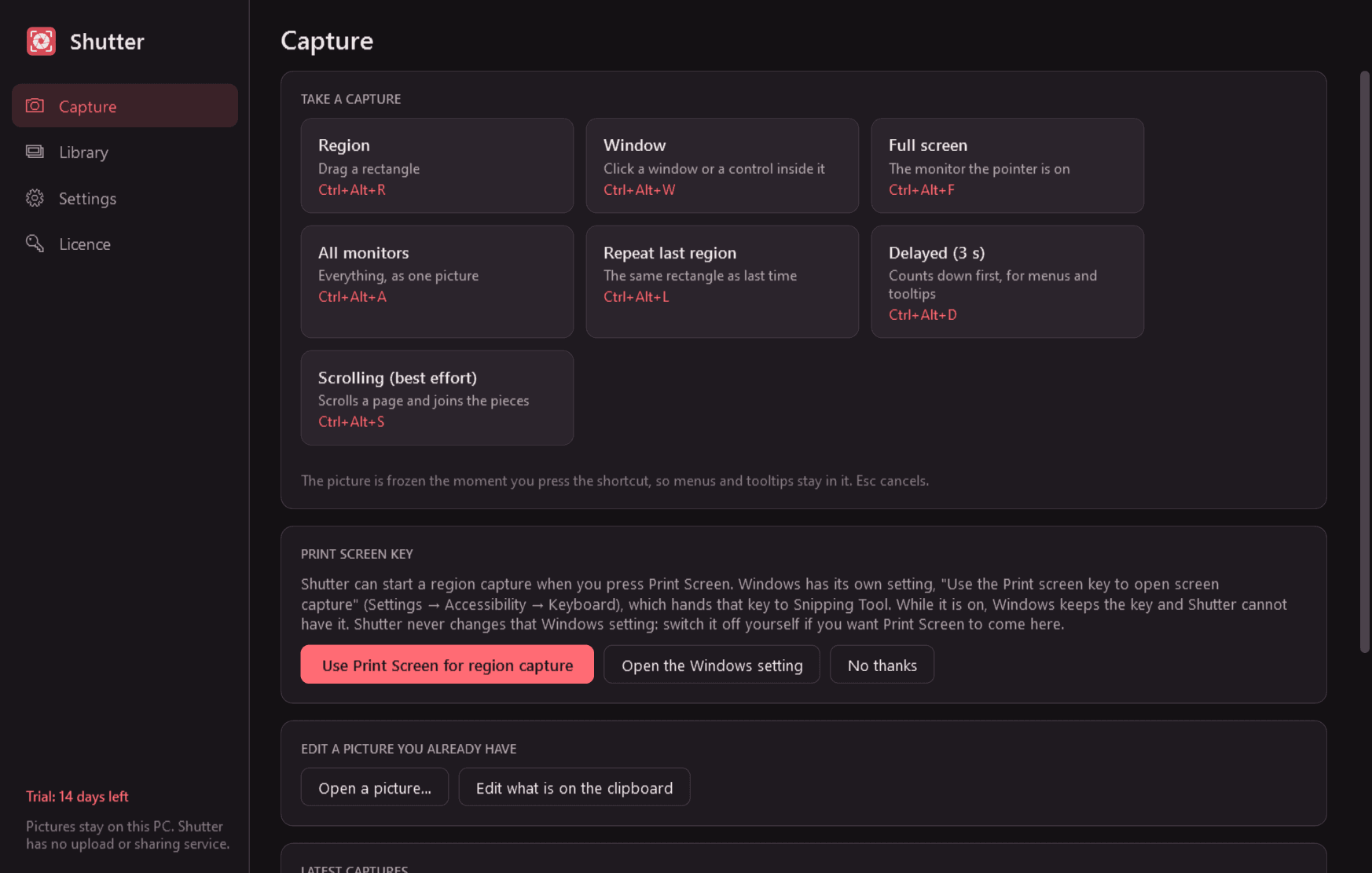 Shutter screen 3