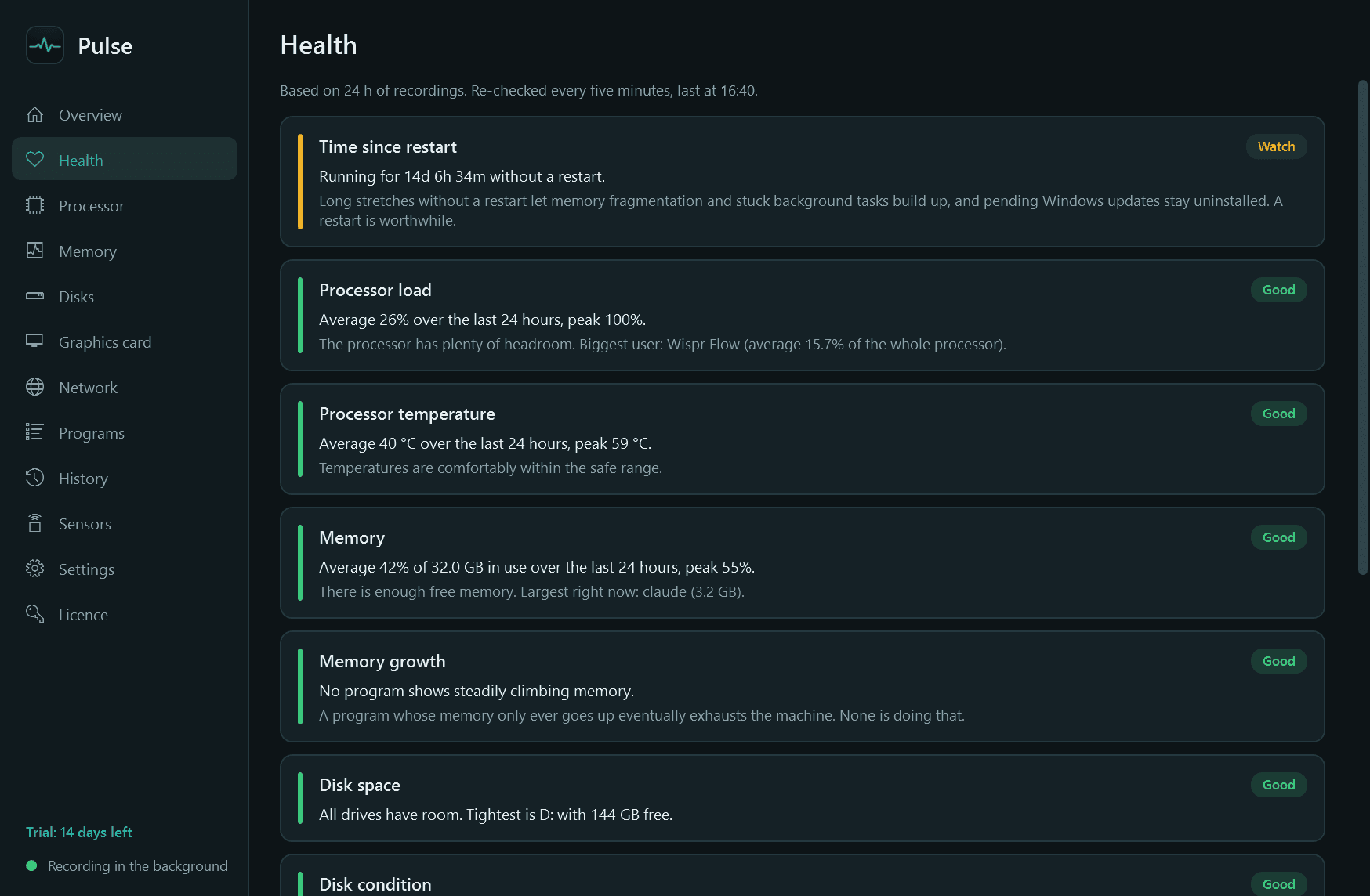Pulse screen 4